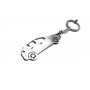 Keychain Fiat Bravo II 2007-2014 - (type STEEL)